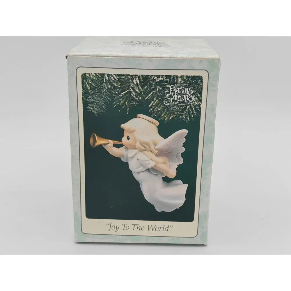Precious Moments Joy To The World 150320 Enesco 1995 Angel Trumpet Ornament